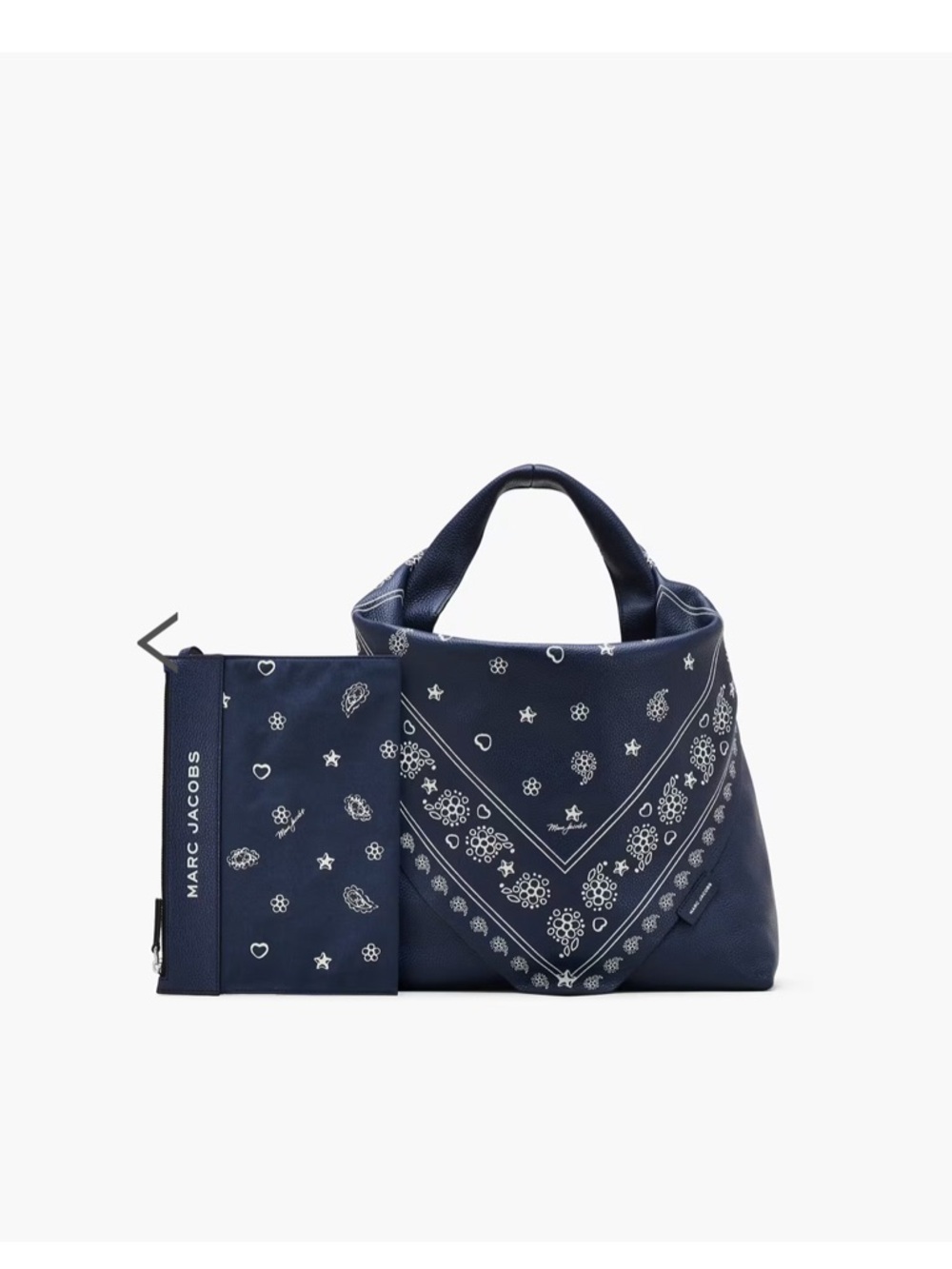 Marc Jacobs Navy Bandana-Print Tote - Picture 6 of 6